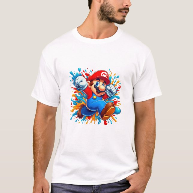 T-shirt Power Mario (Devant)