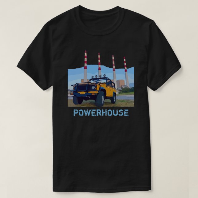 T-shirt POWERHOUSE (Design devant)