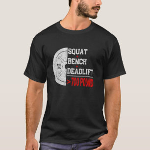 T-shirt Powerlifting Force d'entraînement Squat Développé