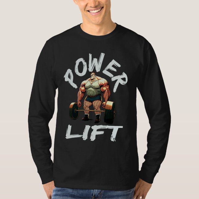 T-shirt Powerlifting Workout Fitness  2 (Devant)