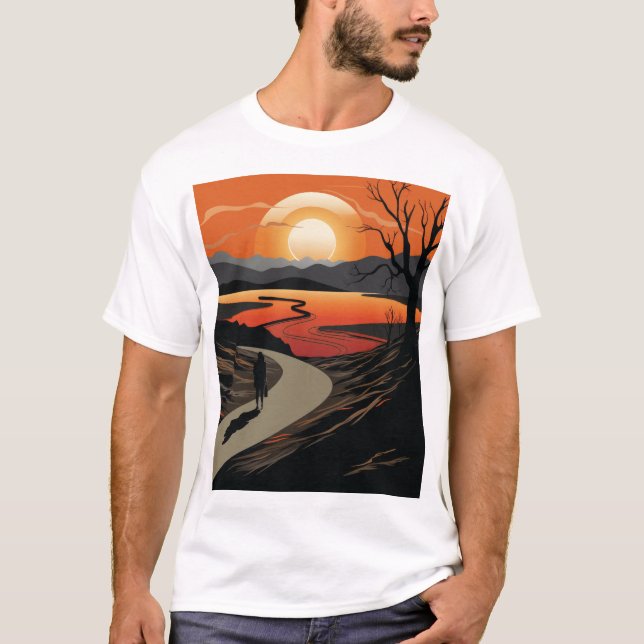 T-shirt PowerPoint 2D Vector Vision créative (Devant)