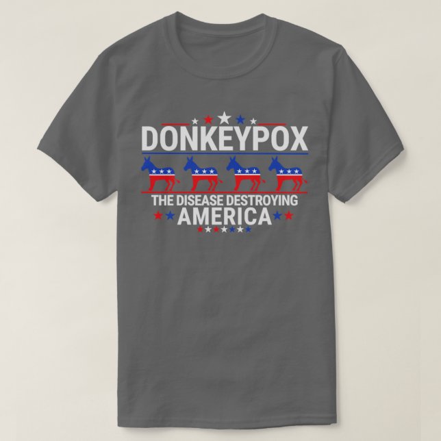 T-shirt Pox 1 âne (Design devant)