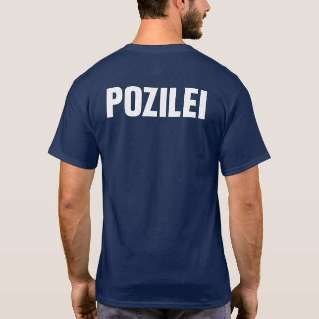 T-shirt Pozilei - Mème Parodie (Dos)