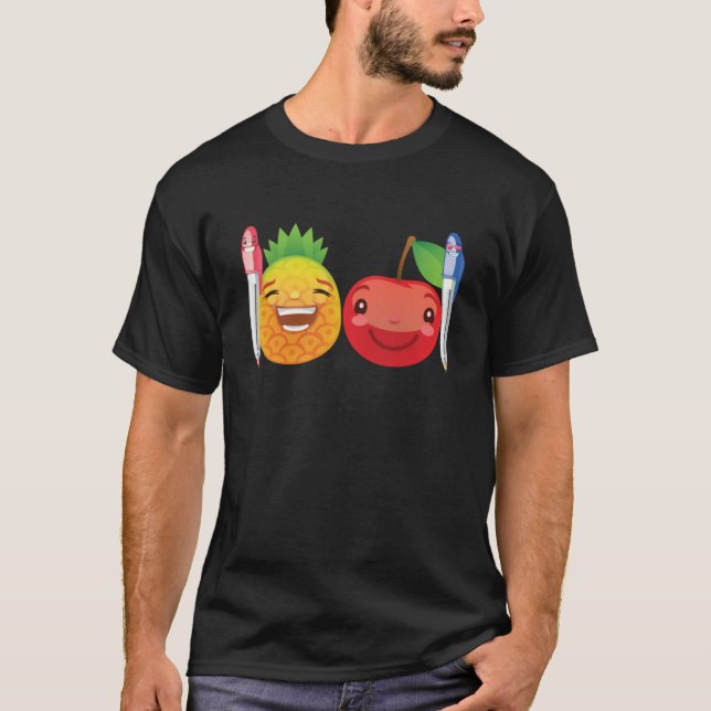 T-shirt PPAP Pen Pineapple Apple Pen Essential  (Devant)