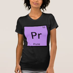 T-shirt Pr - Chimie des fruits de prune Symbole de table p