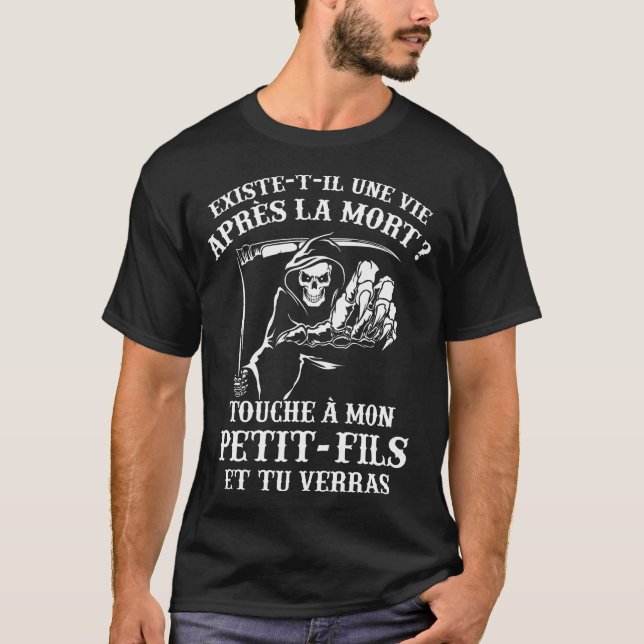 T-shirt pr Großvater - Anschlag an meinem Enkel (Vorderseite)