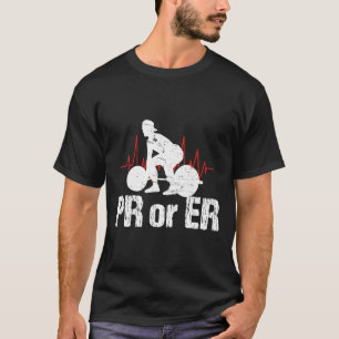 T-shirt Pr Ou Er Drôle Poids Levant Bodybuilding Vêtements