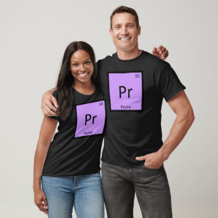 T-shirt Pr - Symbole de tableau périodique de la chimie de