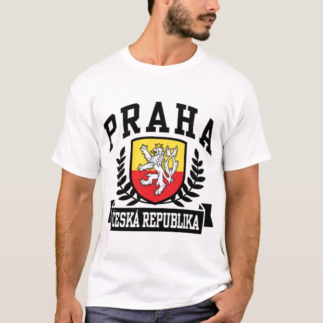 T-shirt Praha Ceska Republika (Devant)