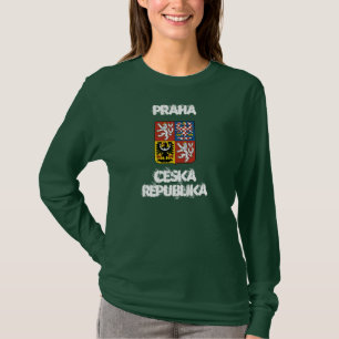 T-shirt Praha, Ceska Republika avec armoiries