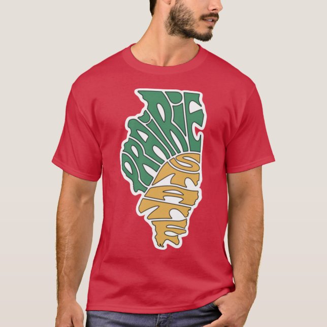 T-shirt Prairie State iIlinois (Devant)