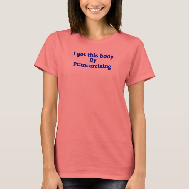 T-shirt Prancercise (Devant)