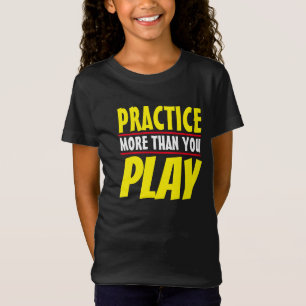 T-Shirt Pratique Plus Motivation Phrase Rouge Typographi