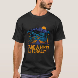 T-shirt Pratiquer une randonnée papa plaisante Randonnée P
