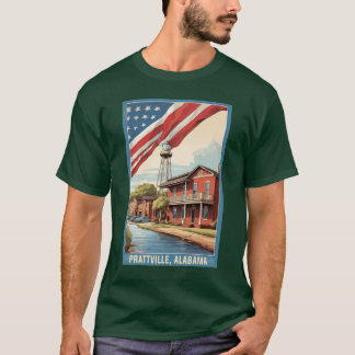 T-shirt Prattville Alabama États-Unis Voyage Tourisme Vint