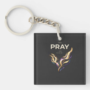 T-Shirt PRAY IN SPIRIT – Abstrakte Energie Glaube  Schlüsselanhänger