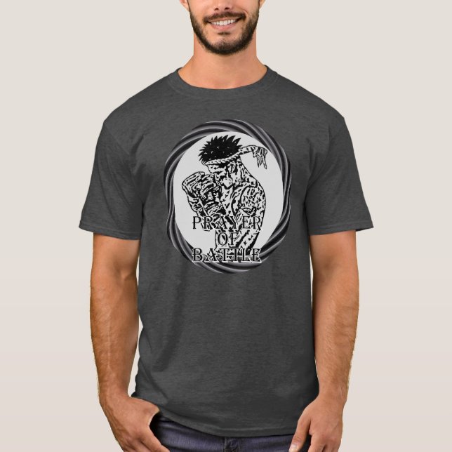 T-shirt Prayer , Muay Thai ,  Martial Arts , Clothing (Devant)