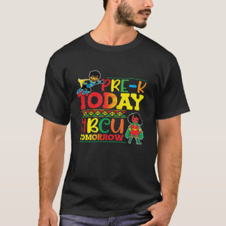 T-shirt Pré K Aujourd'Hui HBCU Demain Diplômé Collèges S