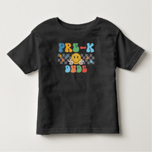 T-shirt Pré-K Dude Garçons Rétro