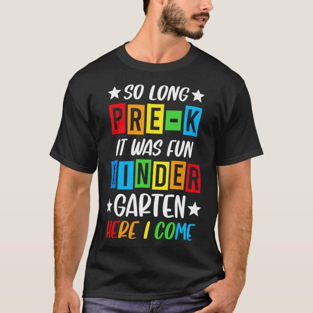 T-shirt Pré-k Grad 2025 Graduation préscolaire 2025 Si lon (Devant)