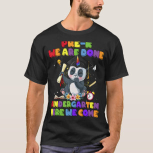 T-shirt Pré K Nous Avons Fini Kindergarten Ici Nous Venons