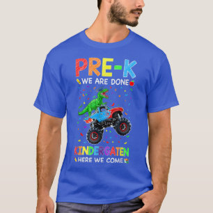 T-shirt Pré-K Nous sommes faits Dinosaures Monster Truck B