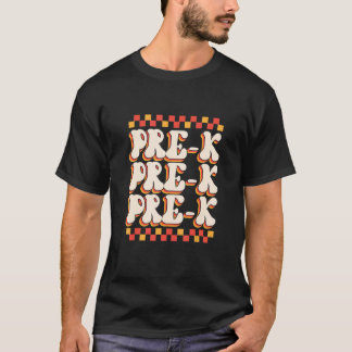 T-shirt Pré K Retro Retour à l'école