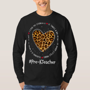 T-shirt Pré K Teacher Squad Semaine de reconnaissance Reto