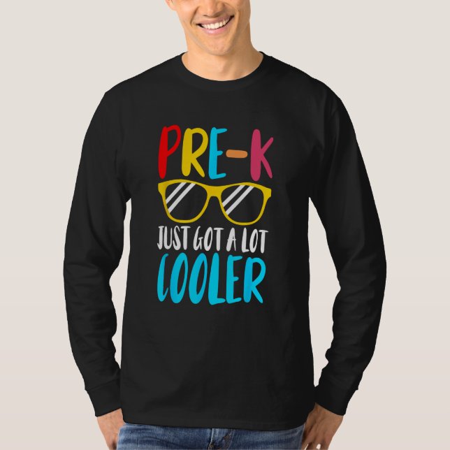 T-shirt Pré K Vient D'Avoir Beaucoup De Glacières De Retou (Devant)