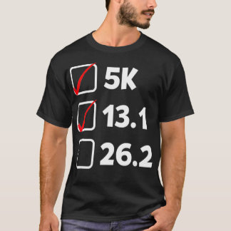 T-shirt Pre Marathon Checklist Funny Running 