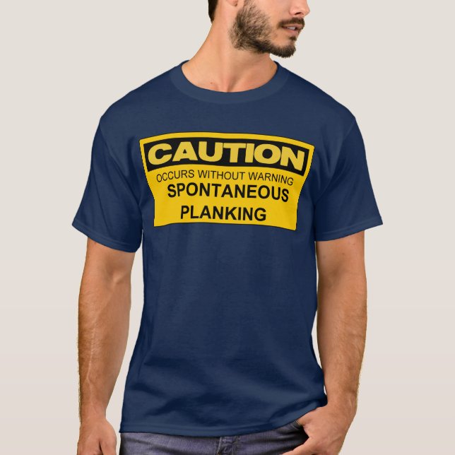 T-SHIRT PRÉCAUTION PLANIFICATION SPONTANÉE (Devant)