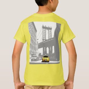 T-shirt Précédent Imprimer New York Brooklyn Yellow Taxi B