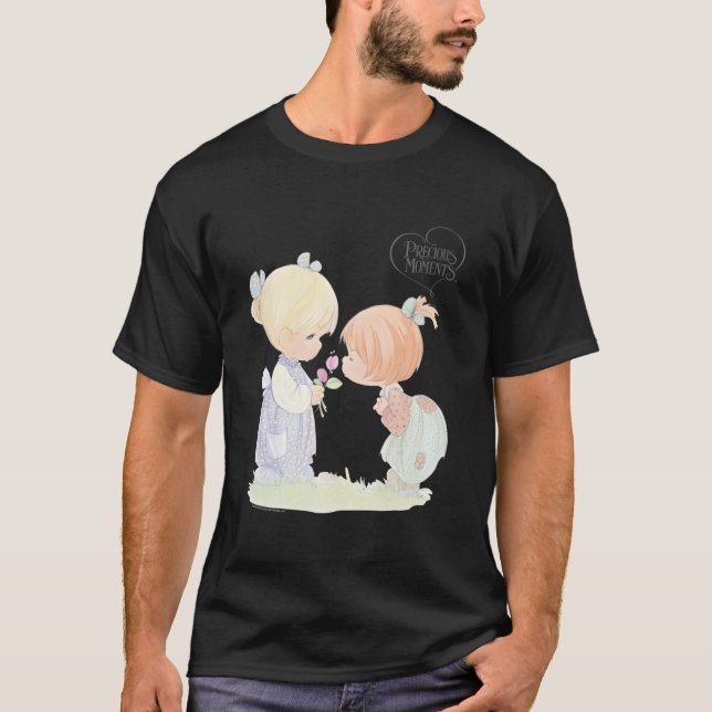 T-shirt Precious Mots Easter Spring Time Flower Duo (Devant)