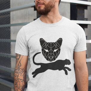 T-shirt Predator Noir Dans La Jungle Hommes Femmes Blanche