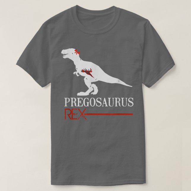 T-shirt Pregosaurus Dinosaur Re salle de faire-part (Design devant)