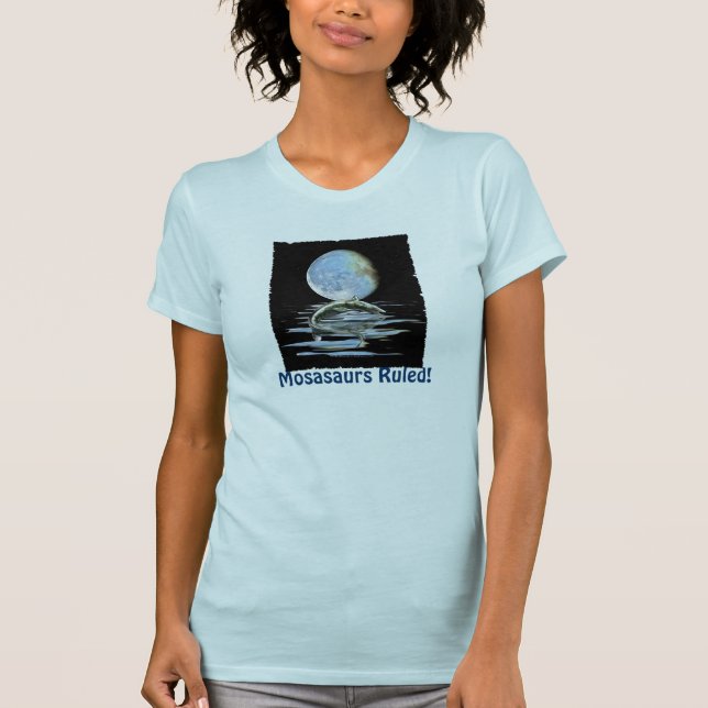 T-shirt préhistorique MOSASAUR & MOON Fun (Devant)