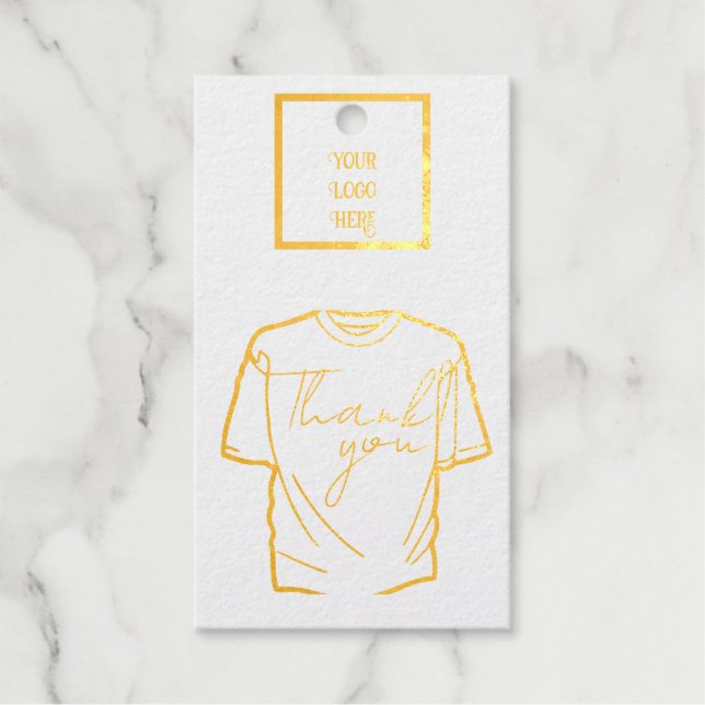 T Shirt Preis Geschenkanhänger (Vorderseite)