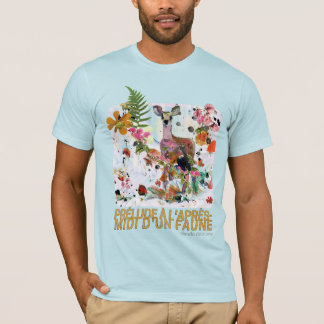 T-shirt prélude à l'après-midi d'une débussie faun