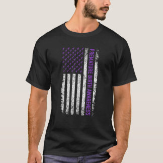 T-shirt Premature Birth Awareness Flag Prematurity Preemie