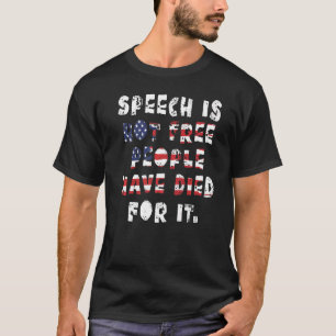 T-shirt Premier amendement sur la liberté d'expression