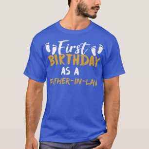 T-shirt Premier Anniversaire En Tant Que PèreInLaw Célébre