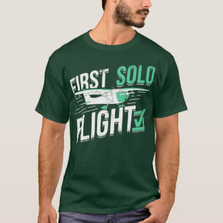 T-shirt Premier cadeau de pilote de vol en solo