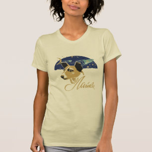 T-shirt Premier chien de Laika dans l'espace