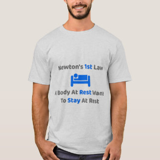 T-shirt Premier Cool de droit de Newton en physique amusan