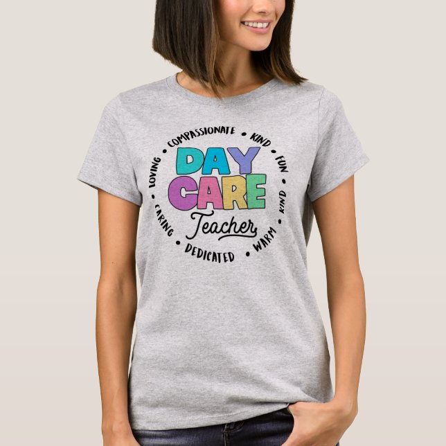 T-shirt Premier Dernier Jour De L'École Enseignant De Gard (Devant)