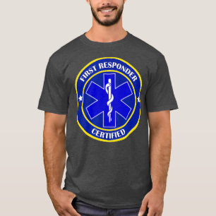 T-SHIRT PREMIER EMT TECHNICIEN MÉDICALE D'URGENCE CERTIFI