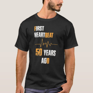 T-shirt Premier Heartbeat Il y a 50 ans Anniversaire