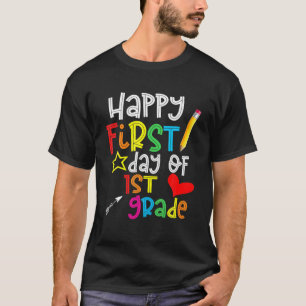 T-shirt Premier Jour De 1Er Année Professeur Drôle Retour 