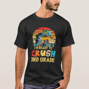 T-shirt Premier Jour De 3E Année Prêt À Écraser La Materne