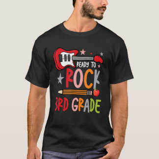 T-shirt Premier Jour De 3E Année Prêt À Retourner À L'Écol